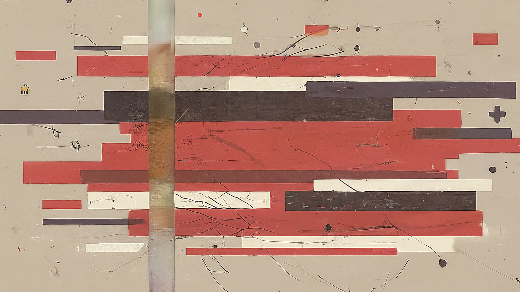 Clean illustration showing risk management principles, abstract protection elements, red and brown colors